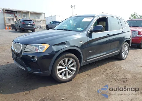 2013 BMW X3 xDrive28I from USA, damaged, VIN 5UXWX9C53D0A17593